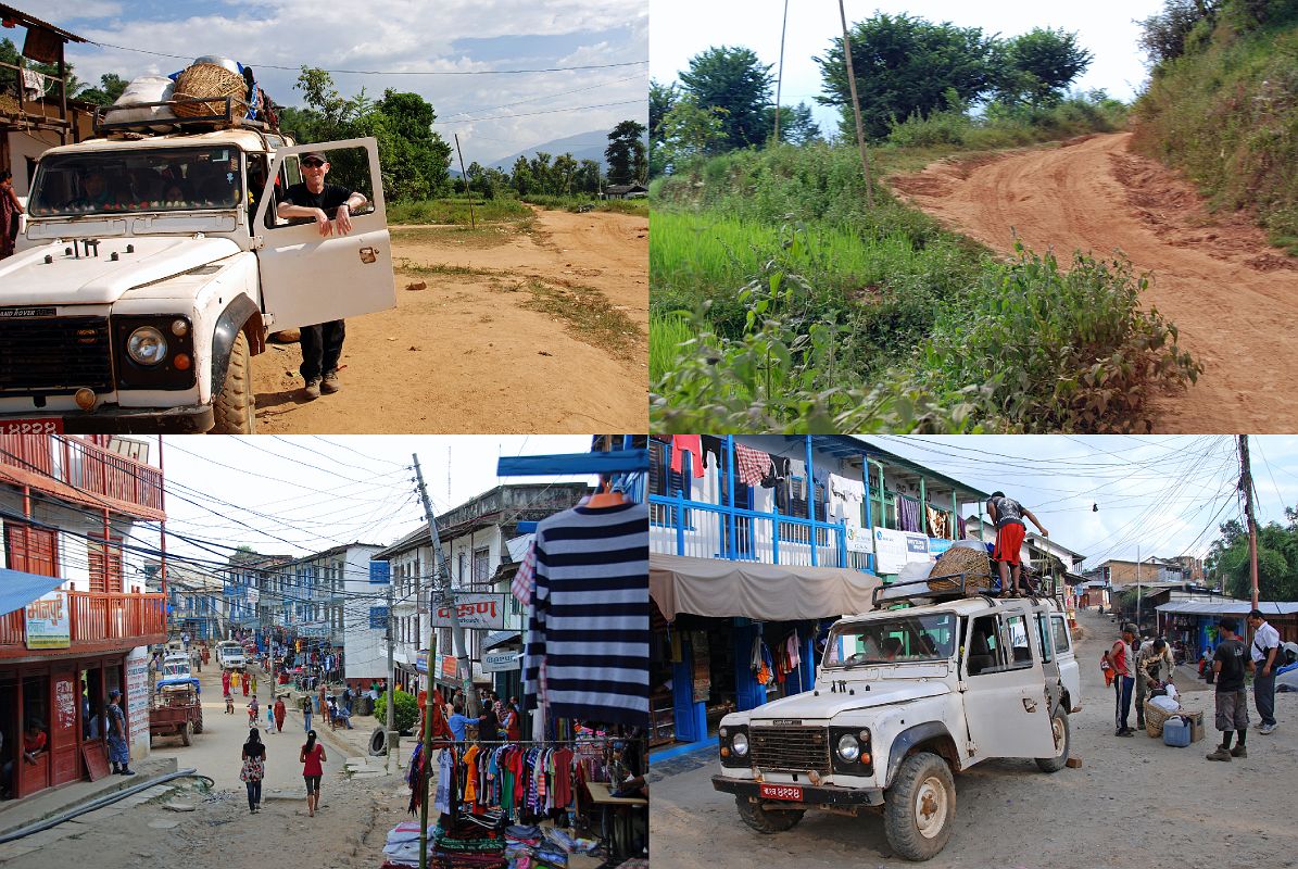 1 4 Jeep From Tumlingtar To Khandbari and Mane Bhanjyang